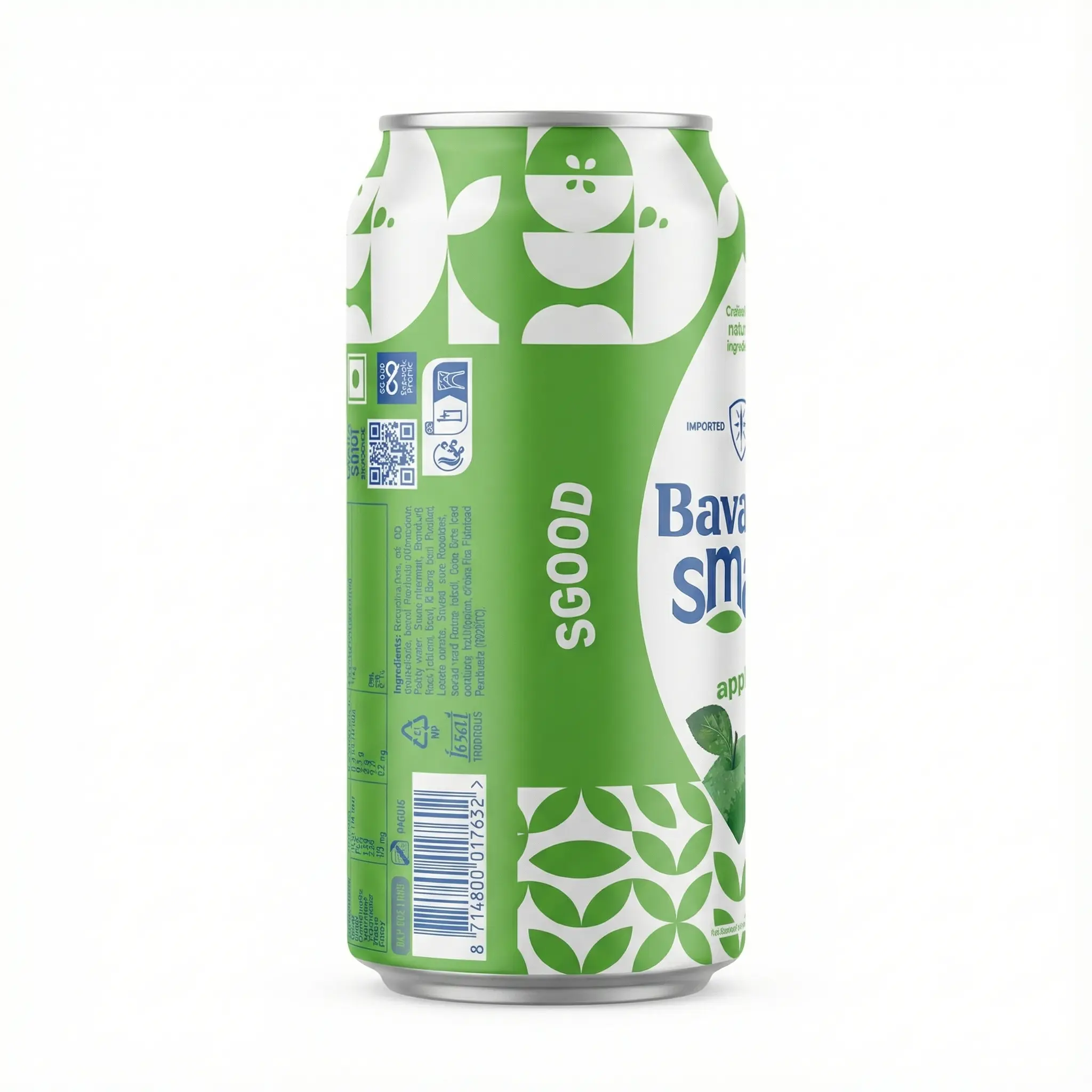 profil canette boisson maltée pomme bavaria